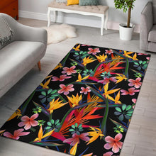 Load image into Gallery viewer, Tropical Flower Pattern Print Design TF015 Area Rugs
