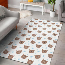 Load image into Gallery viewer, Bear Pattern Print Design BE02 Area Rugs
