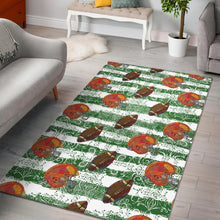 Load image into Gallery viewer, American Football Ball Helmet Pattern Area Rug
