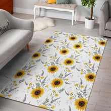 Load image into Gallery viewer, beautiful sunflowers pattern Area Rug
