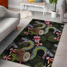 Load image into Gallery viewer, Snake Leaves Coconut Pattern Area Rug
