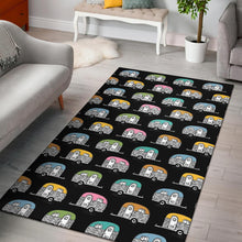 Load image into Gallery viewer, Camper Pattern Camping Themed No 2 Print Area Rugs
