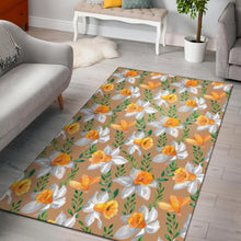 Load image into Gallery viewer, Daffodils Pattern Print Design DF04 Area Rugs
