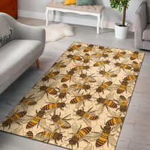 Load image into Gallery viewer, Bee Pattern Print Design BEE05 Area Rugs
