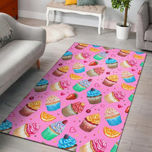 Load image into Gallery viewer, Cupcake Pattern Print Design CP05 Area Rugs
