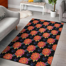 Load image into Gallery viewer, Marigold Pattern Print Design MR04 Area Rugs
