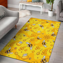 Load image into Gallery viewer, Bee Pattern Print Design BEE01 Area Rugs
