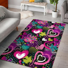 Load image into Gallery viewer, heart dot wave star creative design pattern Area Rug
