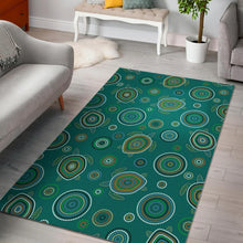 Load image into Gallery viewer, Sea Turtle Aboriginal Pattern Area Rug
