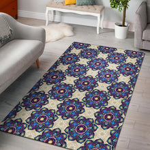 Load image into Gallery viewer, Lotus Boho Pattern Print Design LO08 Area Rugs
