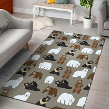 Load image into Gallery viewer, Bear Pattern Print Design BE03 Area Rugs
