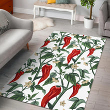 Load image into Gallery viewer, Chili Leaves Flower Pattern Area Rug
