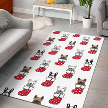 Load image into Gallery viewer, French Bulldog in Sock Pattern Area Rug
