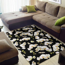 Load image into Gallery viewer, Orchid White Pattern Print Design OR011 Area Rugs
