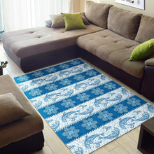 Load image into Gallery viewer, Dolphin Tribal Pattern Area Rug
