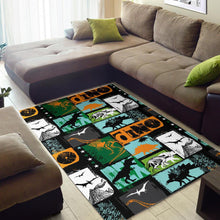 Load image into Gallery viewer, dinosaurs print pattern Area Rug
