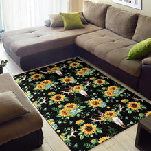 Load image into Gallery viewer, Sunflower Pattern Print Design SF08 Area Rugs
