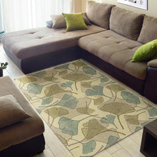 Load image into Gallery viewer, Ginkgo leaves design pattern Area Rug
