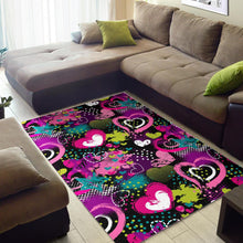 Load image into Gallery viewer, heart dot wave star creative design pattern Area Rug
