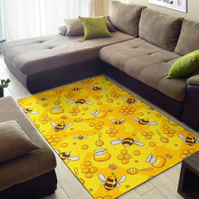 Load image into Gallery viewer, Bee Pattern Print Design BEE01 Area Rugs
