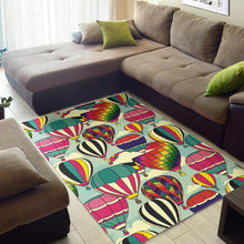 Load image into Gallery viewer, Hot Air Balloon Pattern Background Area Rug
