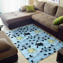 Load image into Gallery viewer, Sea Turtle Pattern Print Design T011 Area Rugs
