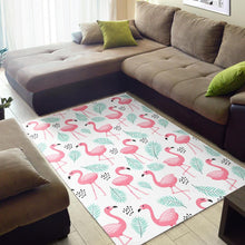 Load image into Gallery viewer, Cute flamingo pattern Area Rug
