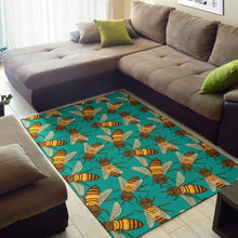 Load image into Gallery viewer, Bee Pattern Print Design BEE04 Area Rugs
