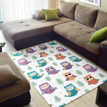 Load image into Gallery viewer, Cute owl pattern Area Rug
