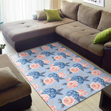 Load image into Gallery viewer, Hydrangea Pattern Print Design HD06 Area Rugs

