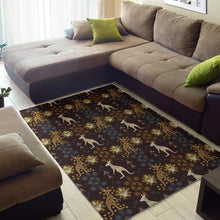 Load image into Gallery viewer, Kangaroo Aboriginal Theme Pattern  Area Rug
