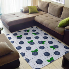 Load image into Gallery viewer, Blueberry Pokka Dot Pattern Area Rug

