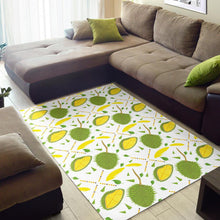Load image into Gallery viewer, Durian pattern bDurian pattern background Area Rugackground Area Rug
