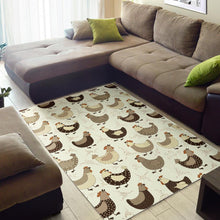 Load image into Gallery viewer, Cute rooster chicken cock Area Rug
