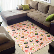 Load image into Gallery viewer, Sushi Pattern Background Area Rug
