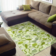 Load image into Gallery viewer, Cute frog dragonfly pattern Area Rug
