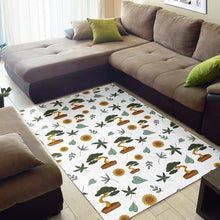 Load image into Gallery viewer, Bonsai Leaves Flower Pattern Area Rug
