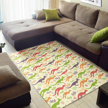 Load image into Gallery viewer, Colorful Kangaroo Pattern Area Rug
