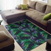 Load image into Gallery viewer, Palm Leaves Pattern Print Design PL04 Area Rugs
