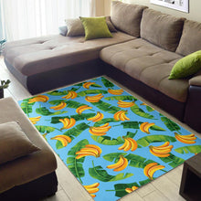 Load image into Gallery viewer, banana leaves banana design pattern Area Rug
