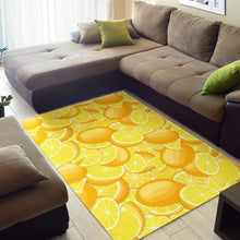 Load image into Gallery viewer, lemon pattern Area Rug
