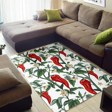 Load image into Gallery viewer, Chili Leaves Flower Pattern Area Rug
