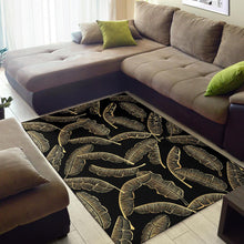 Load image into Gallery viewer, Banana Leaf Pattern Print Design BL07 Area Rugs
