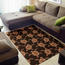 Load image into Gallery viewer, Tribal Sea Turtle Pattern Print Design T09 Area Rugs
