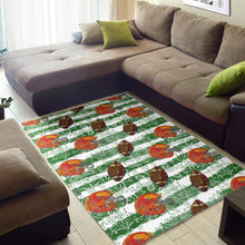 Load image into Gallery viewer, American Football Ball Helmet Pattern Area Rug
