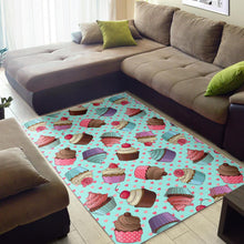 Load image into Gallery viewer, Cup Cake Heart Pattern Area Rug
