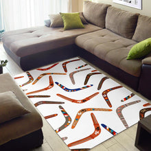 Load image into Gallery viewer, Boomerang Australian aboriginal ornament pattern Area Rug
