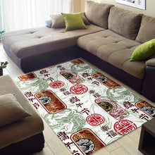 Load image into Gallery viewer, Dragon Pattern Happy Dragon Boat Festival Area Rug
