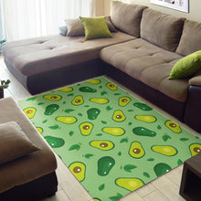 Load image into Gallery viewer, Avocado pattern green background Area Rug
