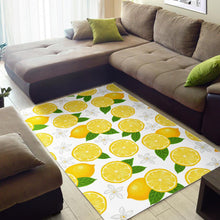 Load image into Gallery viewer, Lemon Flower Pattern Area Rug
